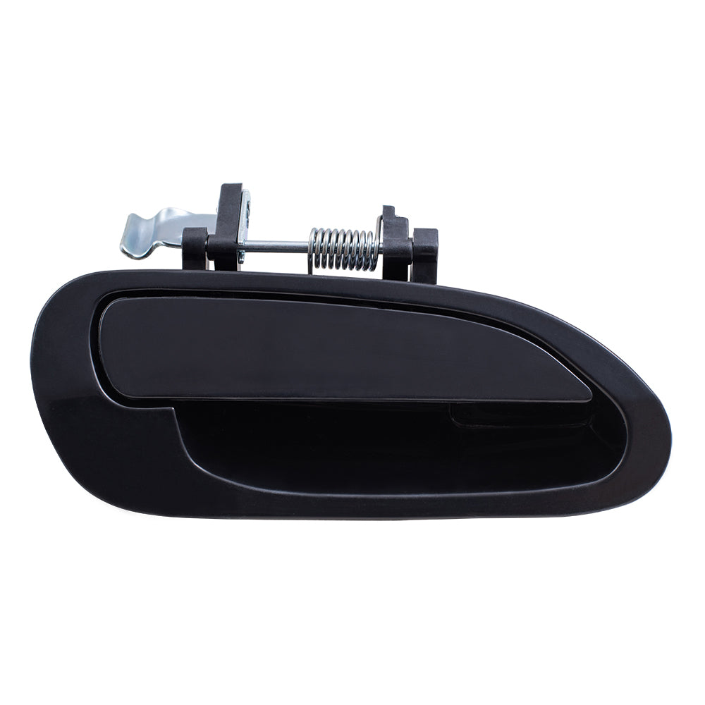Brock Replacement Driver and Passenger Rear Outside Outer Door Handle Ready to Paint compatible with 72680S86K11 72640S86K11