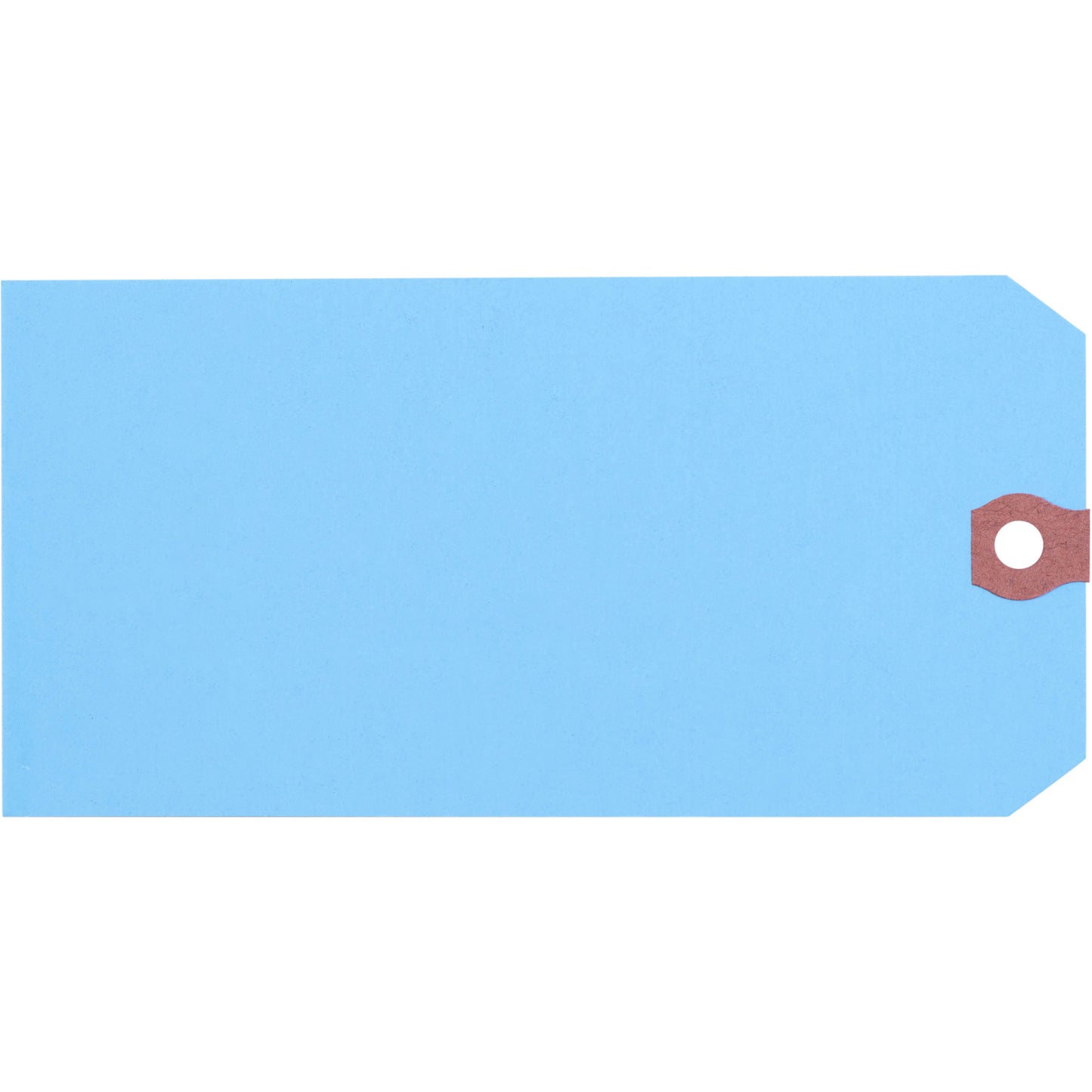 Brock ‘RETURN’ Parts Tag - 5 3/4 Inch x 2 7/8 Inch Powder Blue Heavy Card Stock With Reinforced Eyelet - 250 Tags Per Box ADS2732