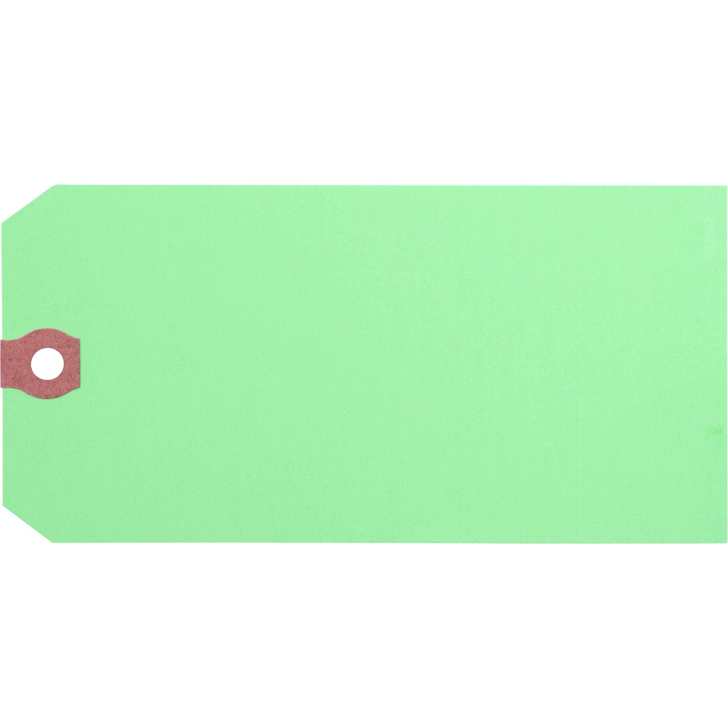 Brock ‘CORE’ Parts Tag - 5 3/4 Inch x 2 7/8 Inch Bright Green Heavy Card Stock With Reinforced Eyelet - 250 Tags Per Box ADS2733
