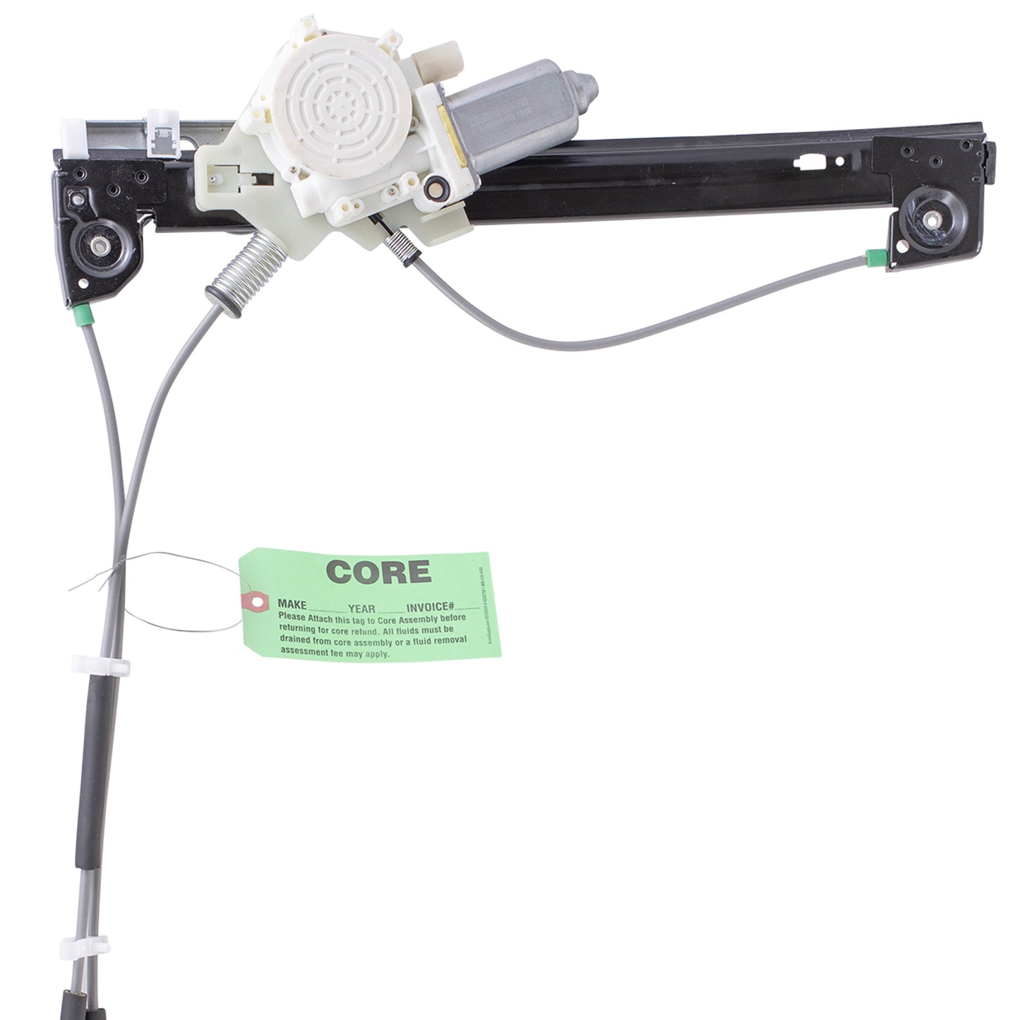 Brock ‘CORE’ Parts Tag - 5 3/4 Inch x 2 7/8 Inch Bright Green Heavy Card Stock With Reinforced Eyelet - 250 Tags Per Box ADS2733