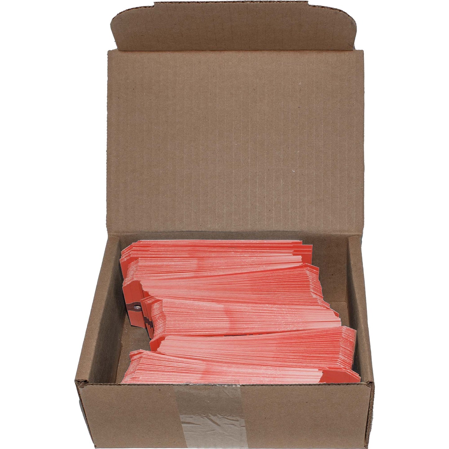 Brock ‘HOLD’ Parts Tag - 5 3/4 Inch x 2 7/8 Inch Red Heavy Card Stock With Reinforced Eyelet - 250 Tags Per Box ADS2738