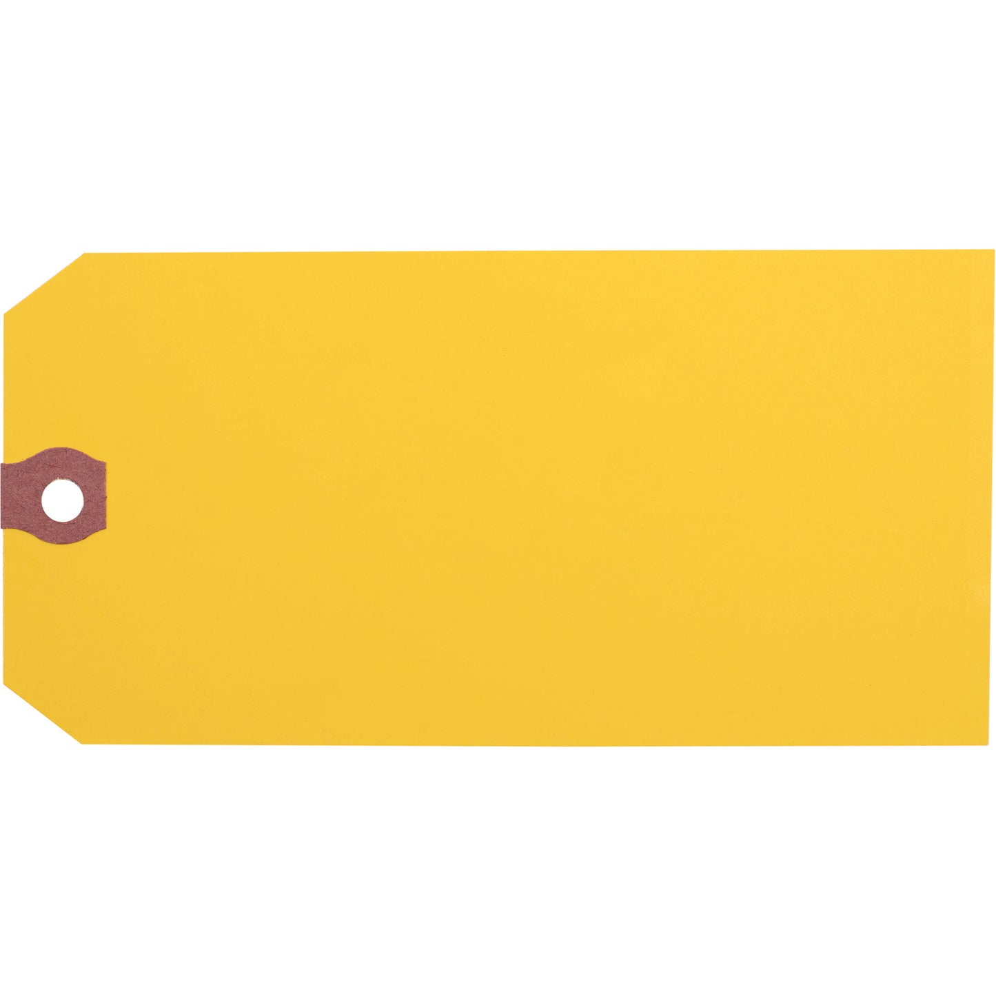 Brock ‘SOLD’ Parts Tag - 5 3/4 Inch x 2 7/8 Inch Yellow Heavy Card Stock With Reinforced Eyelet - 250 Tags Per Box ADS2739