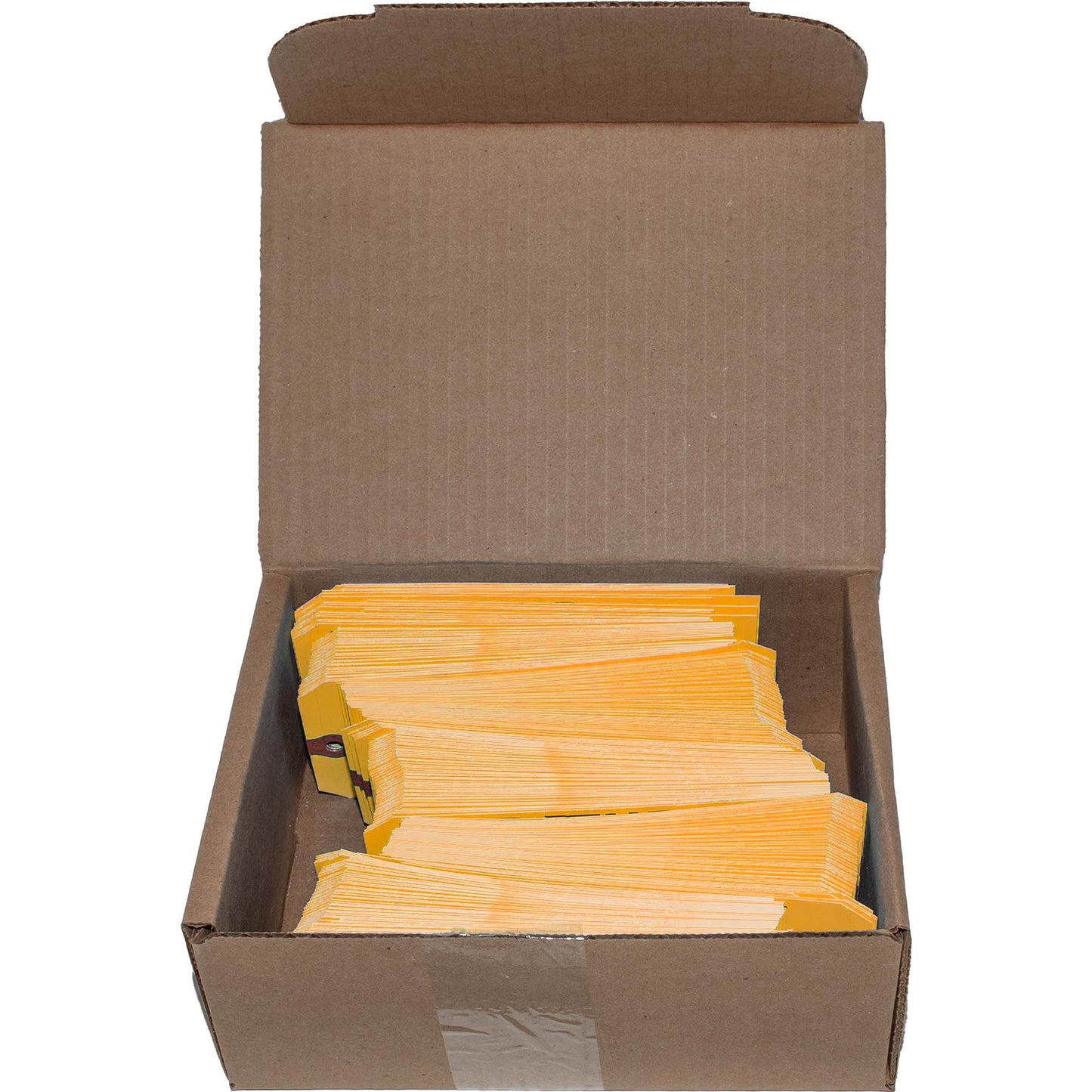 Brock ‘SOLD’ Parts Tag - 5 3/4 Inch x 2 7/8 Inch Yellow Heavy Card Stock With Reinforced Eyelet - 250 Tags Per Box ADS2739