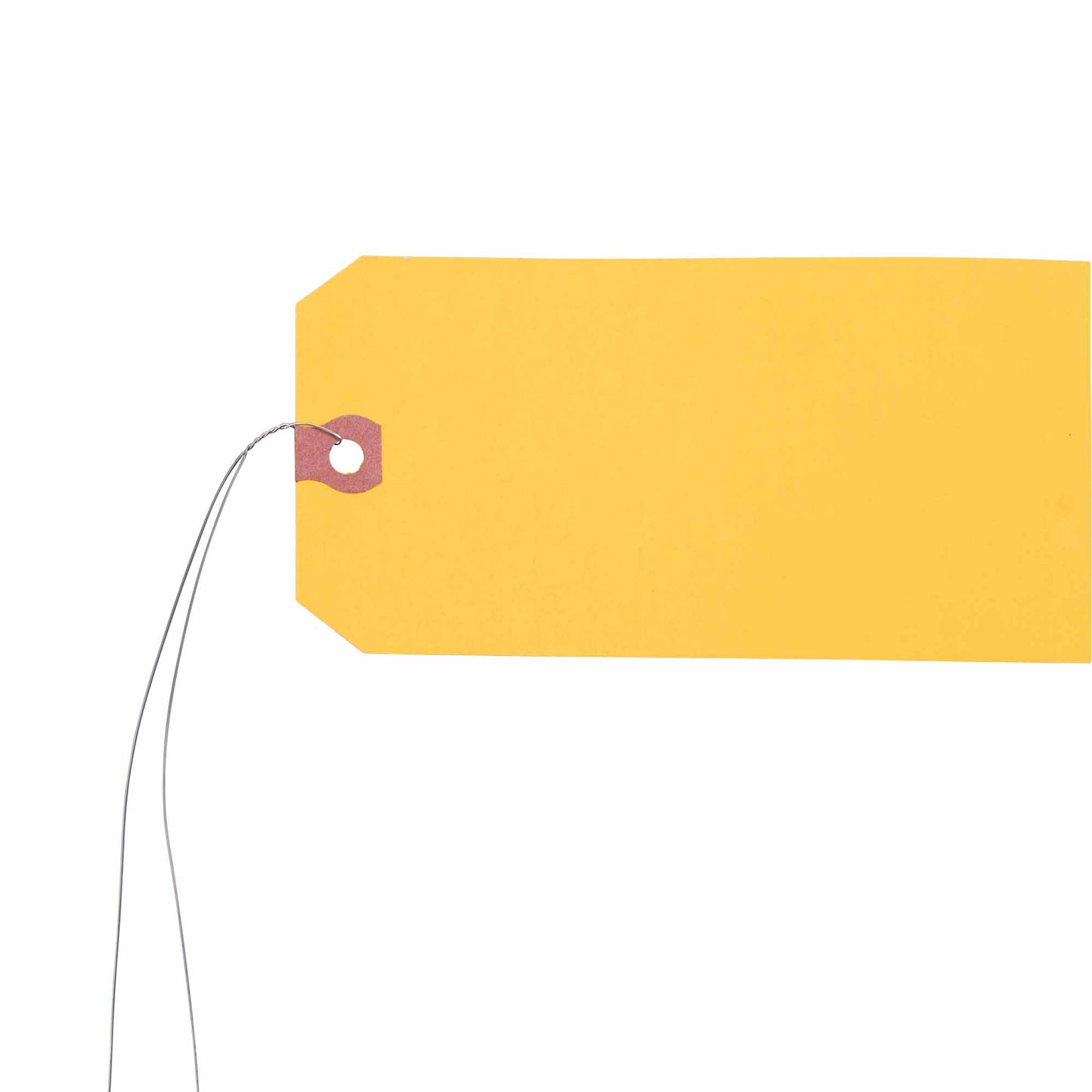Brock ‘SOLD’ Parts Tag With Wire Attached - 5 3/4 Inch x 2 7/8 Inch Yellow Heavy Card Stock With Reinforced Eyelet- Includes Pen - 250 Tags Per Box ADS2739WA