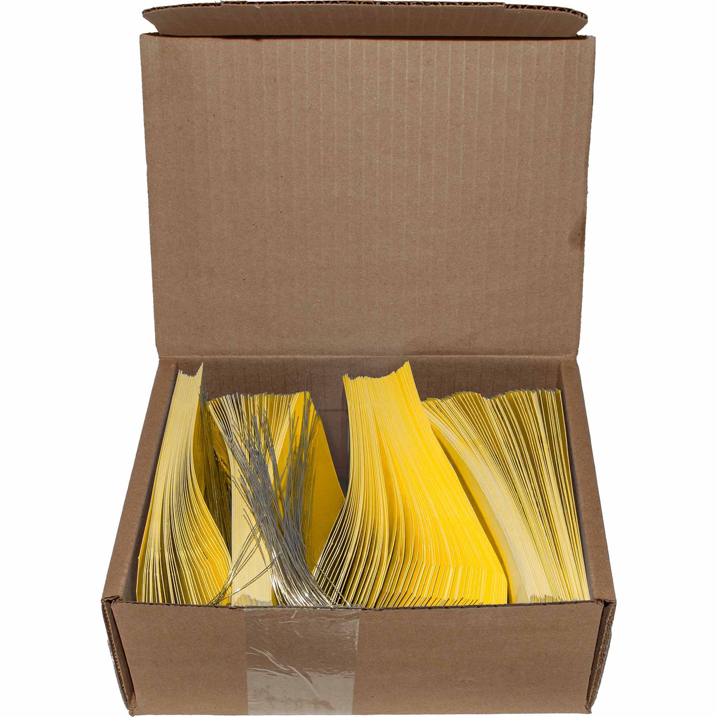 Brock ‘SOLD’ Parts Tag With Wire Attached - 5 3/4 Inch x 2 7/8 Inch Yellow Heavy Card Stock With Reinforced Eyelet- Includes Pen - 250 Tags Per Box ADS2739WA