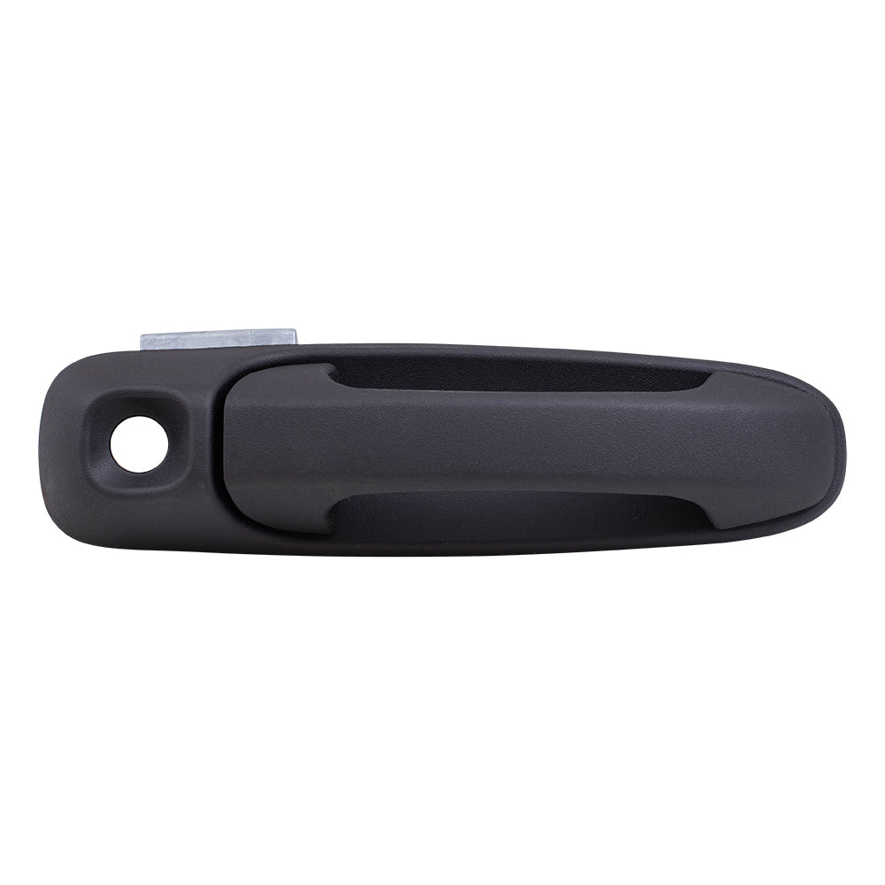 Brock Replacement for Driver and Passenger Front Outside Outer Door Handles w/ Keyholes Compatible with 02-08 Pickup Truck 55275949AC 55275948AC