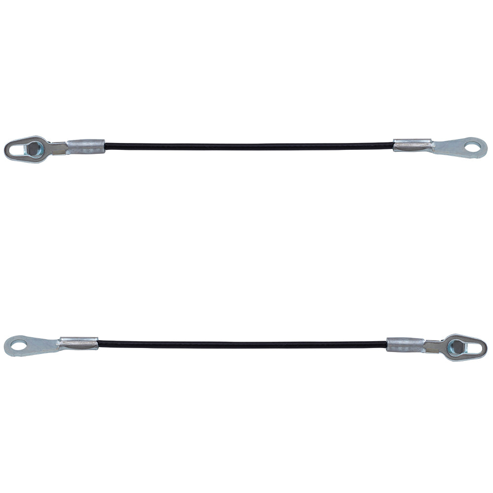 Brock Replacement Driver and Passenger Rear Tailgate Cables Compatible with 07-09 Pickup Truck 15283049 15283050