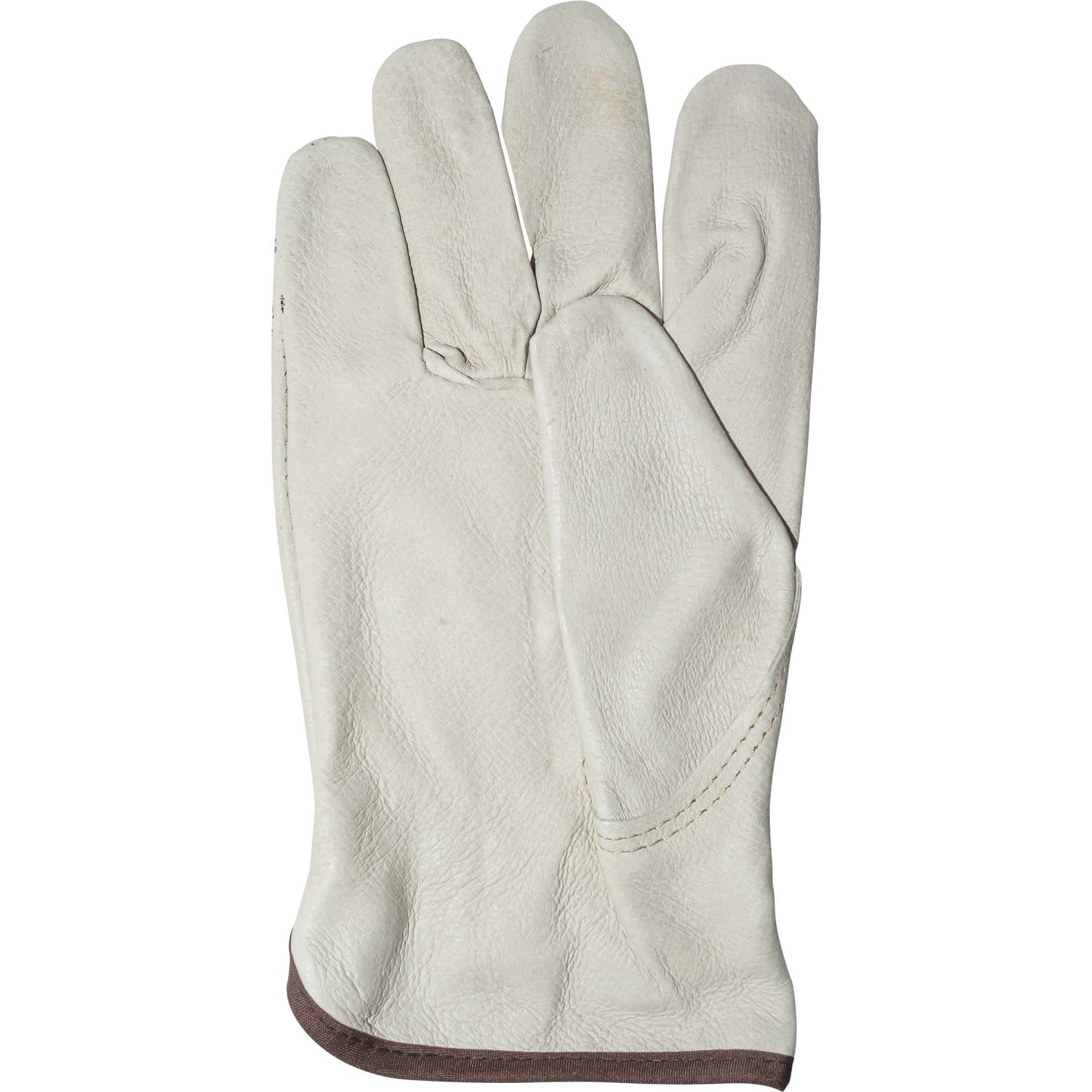 Brock Pigskin Leather Drivers Glove Unlined With Keystone Thumb & Brown Cotton Bound Cuff Extra Large 12 Pairs
