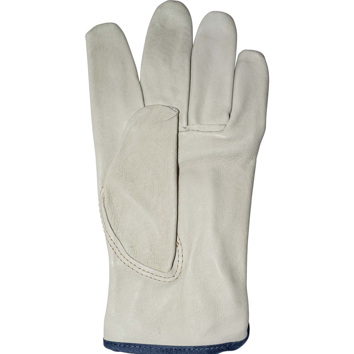 Brock Pigskin Leather Drivers Glove Unlined With Keystone Thumb & Blue Cotton Bound Cuff Double Extra Large 12 Pairs