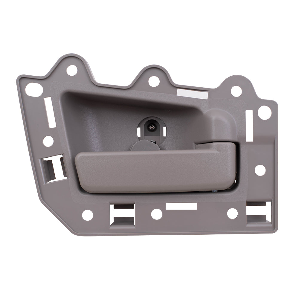 Brock Replacement Driver and Passenger Rear Inside Inner Beige Door Handle Repair Kits Compatible with 05-10 Grand Cherokee SUV 1HR371J3AJ 1HR381J3AJ