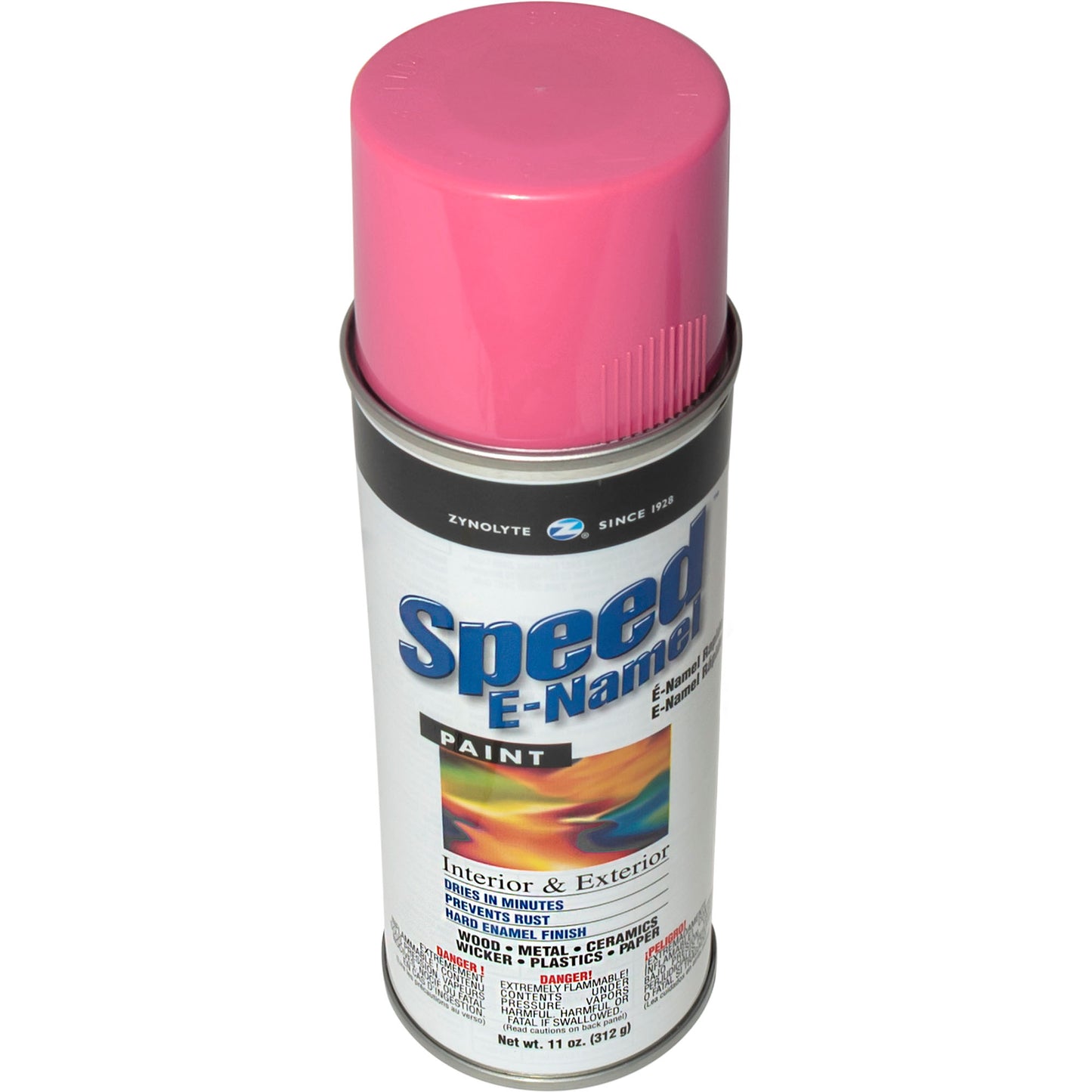 Zynolyte Speed E-Namel Z518 Fast Drying Enamel Spray Paint Pink 11 oz Can Case of 12
Z518C