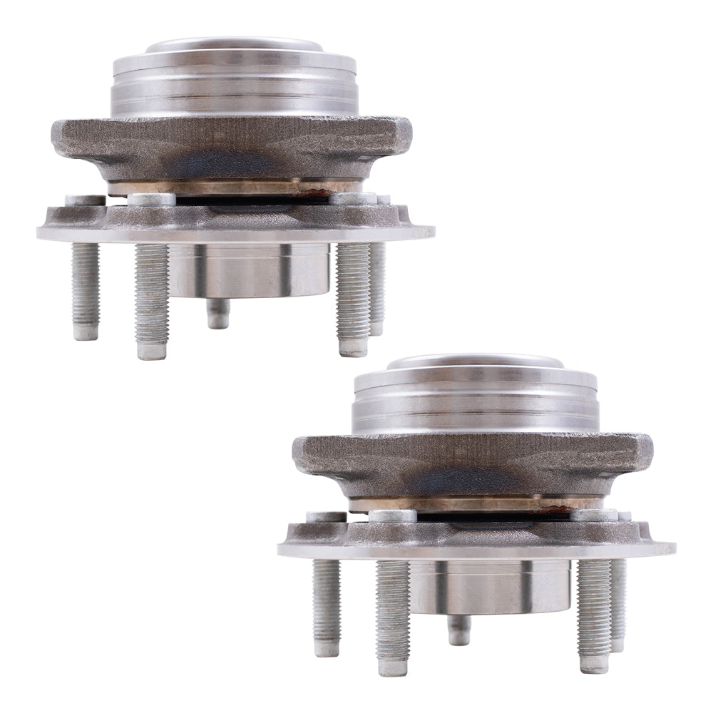 Brock Replacement Front Driver and Passenger Side Hub Bearing Assembly Set Compatible with 2013-2019 ATS RWD