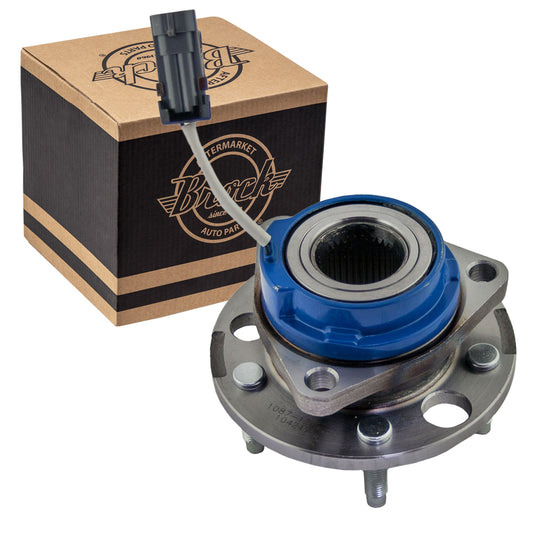 Brock Replacement Front Hub and Wheel Bearing Assembly Compatible with 1992-1999 LeSabre Eighty-Eight Bonneville with ABS Sensor 4.5" Bolt Circle