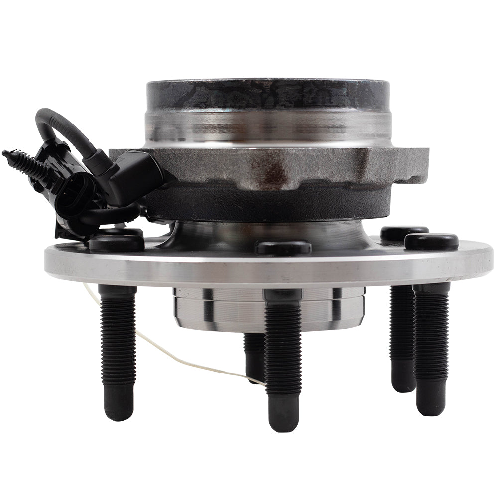 Brock Replacement Set Front Hubs and Wheel Bearings Compatible with 99-07 Silverado Sierra 1500 Pickup Truck 4-Wheel Drive with 6 lug wheels