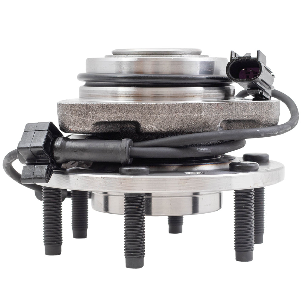 Brock Replacement Set Front Hubs and Wheel Bearings Compatible with 2002-2009 Trailblazer Envoy