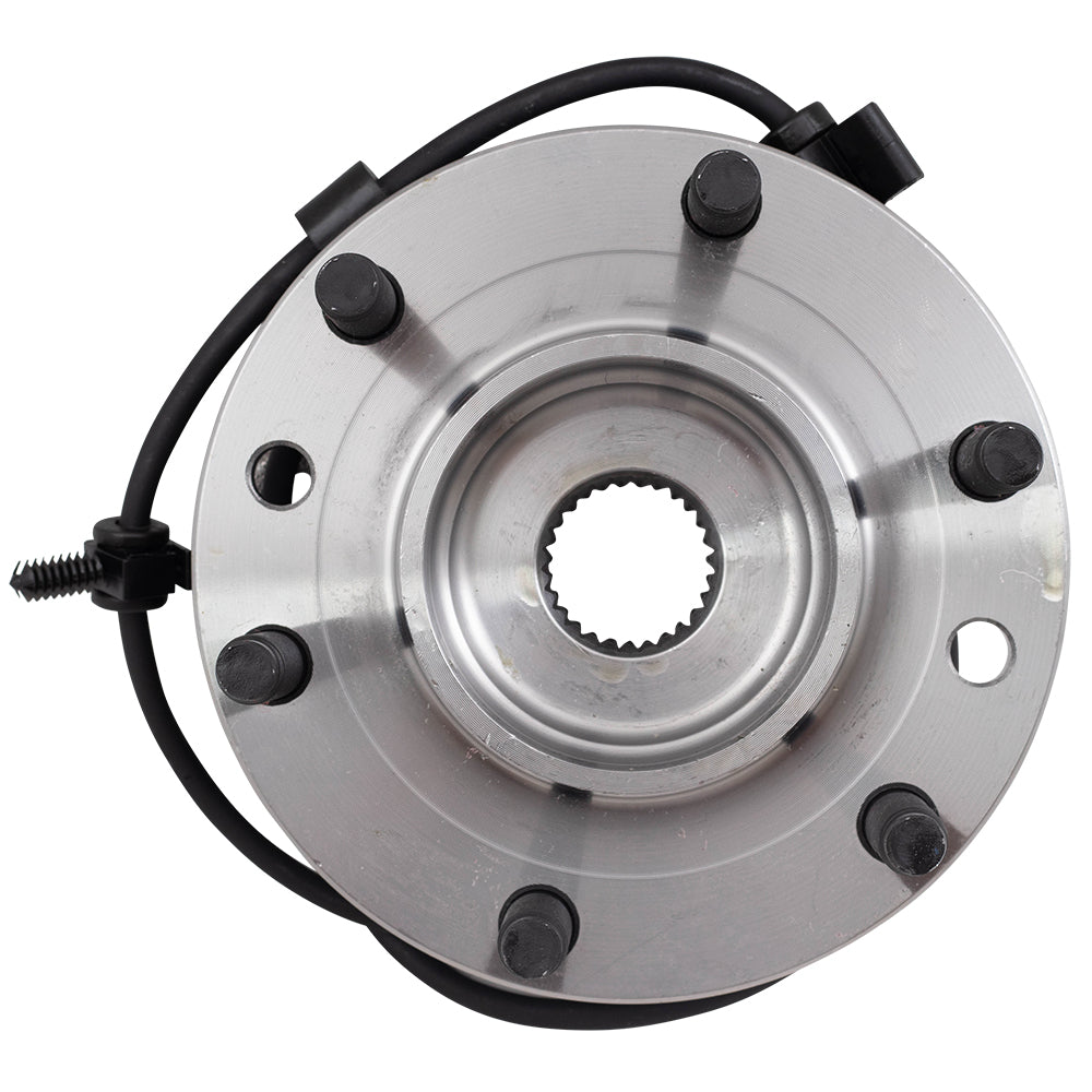 Brock Replacement Set Front Hubs and Wheel Bearings Compatible with 2002-2009 Trailblazer Envoy