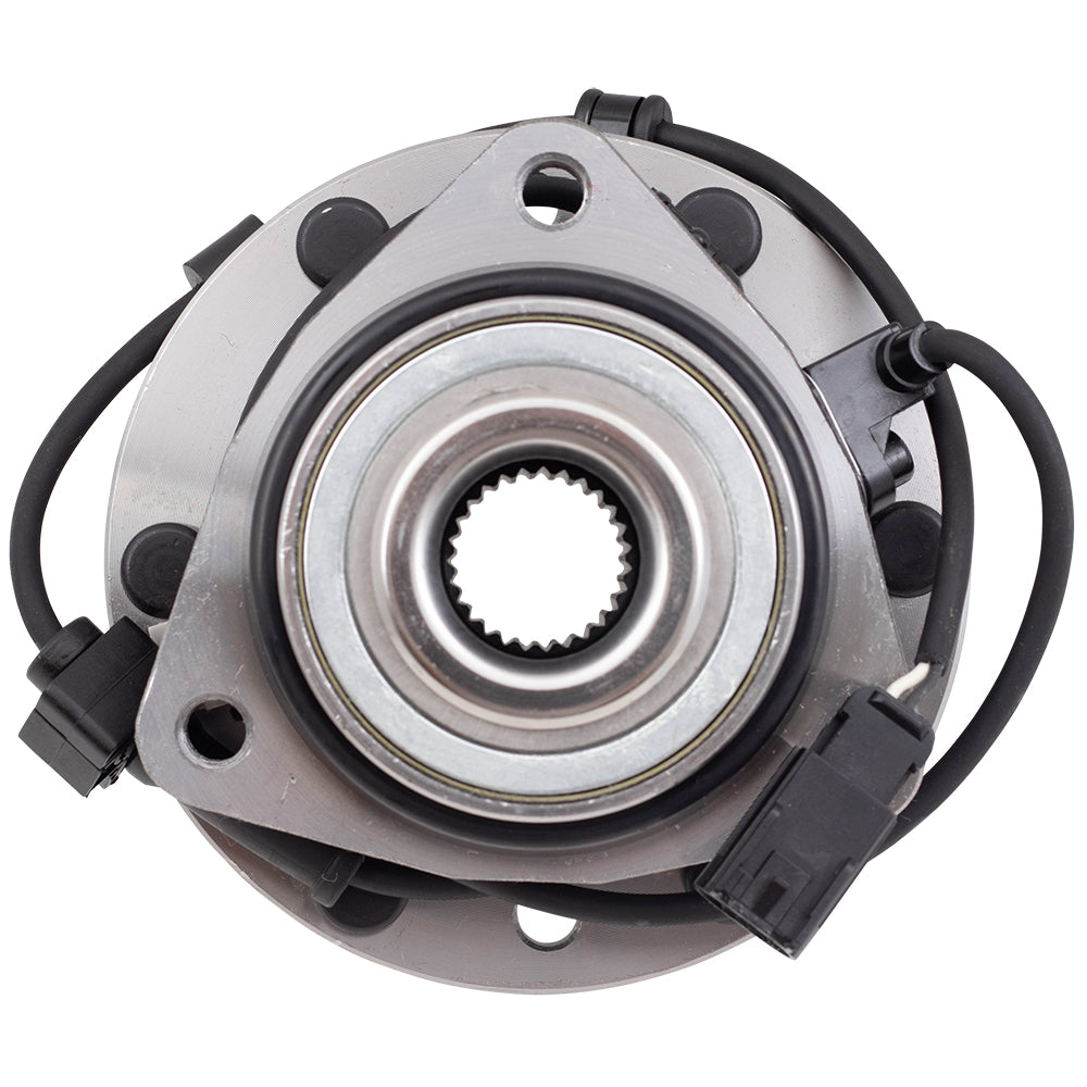 Brock Replacement Front Hub and Wheel Bearing Assembly Compatible with 2002-2009 Trailblazer Envoy