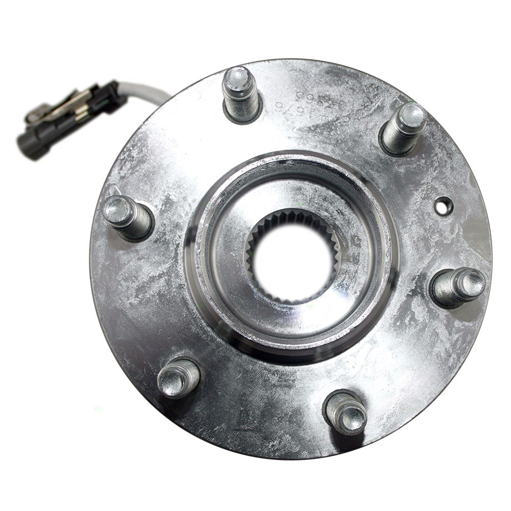Brock Replacement Rear Hub & Bearing Compatible with 2005-2011 STS RWD 2004-2009 SRX with ABS 6 Lug Wheel 89047639
