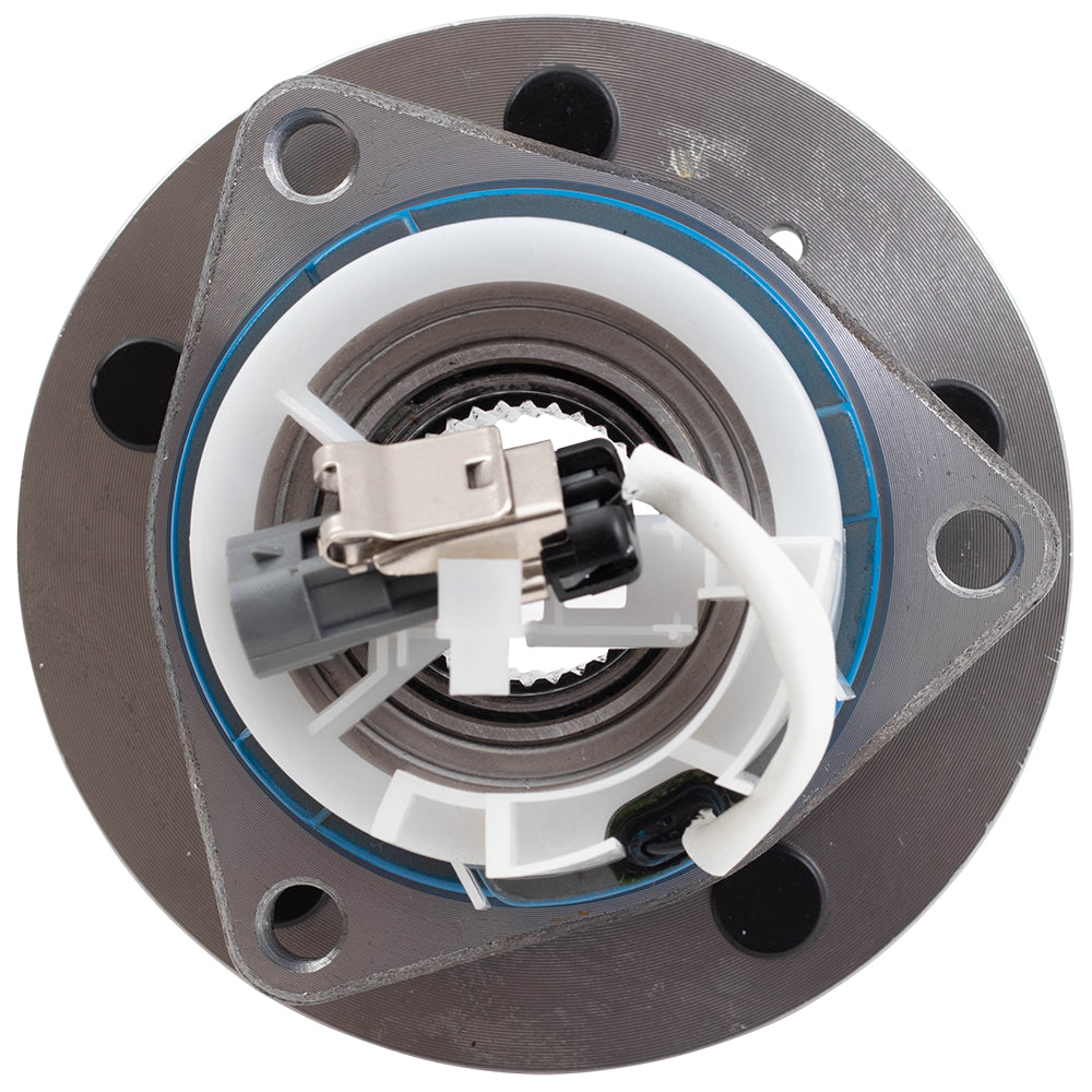 Brock Driver Left or Passenger Right Wheel Hub/Bearing Assembly Kit with Plastic and Stainless Sensor Wire Clips Compatible With 1997-2016 GM with ABS – Rear For 2001-2005 GM Minivan AWD 1087-1680A