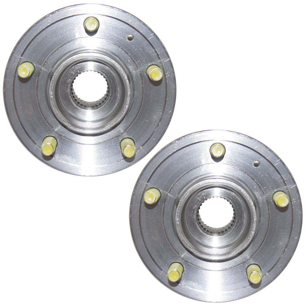 Brock Replacement Set Rear Hubs and Wheel Bearings Compatible with Captiva Sport Equinox Torrent Vue XL-8