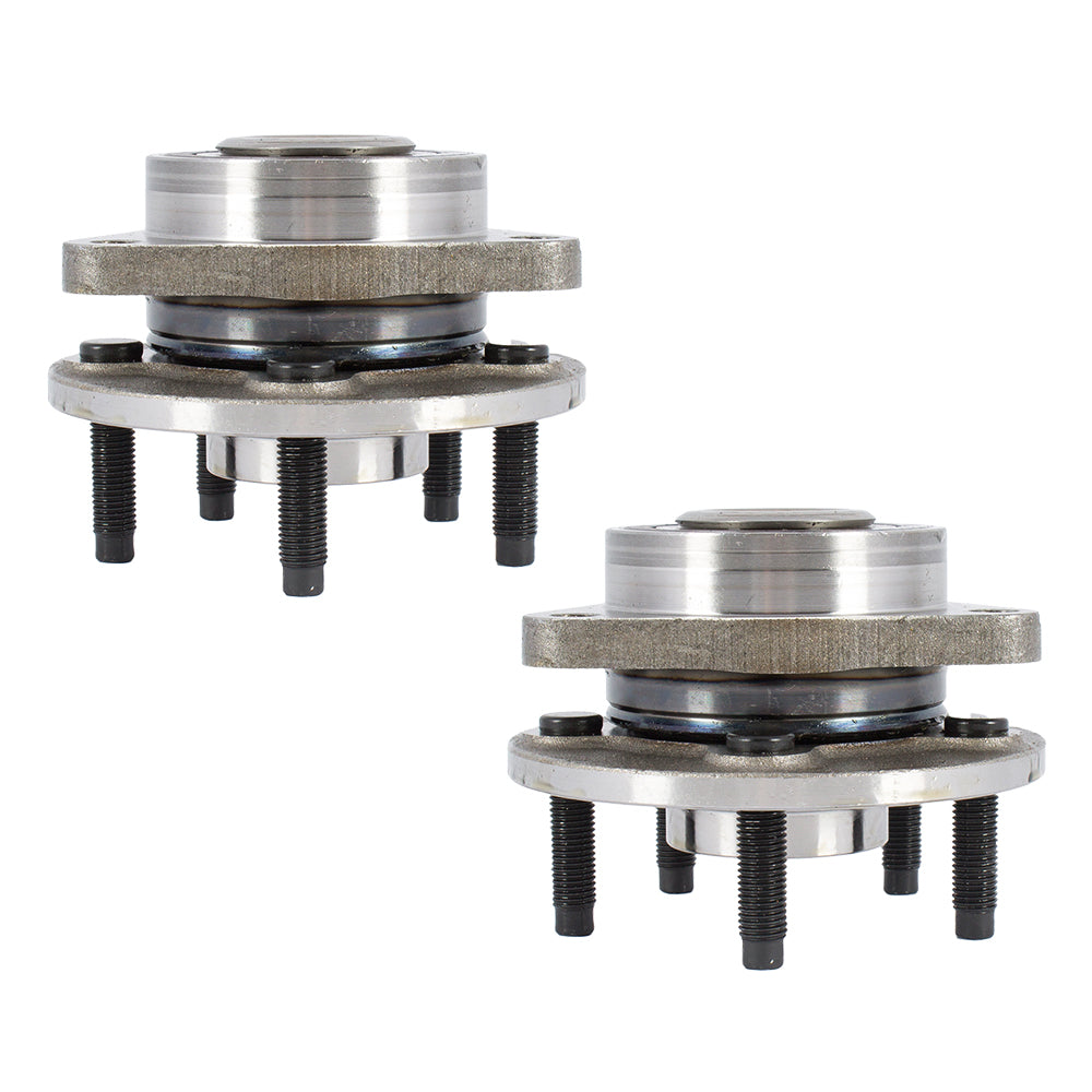 Brock Replacement Set Front Hubs and Wheel Bearings for 2011-2015 Cruze 2016 Cruze Limited with 15" Rotors 13500571 HA590402