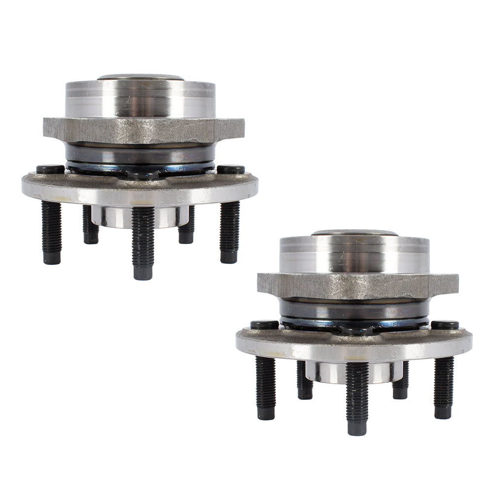 Brock Replacement Set Front Hubs and Wheel Bearings for 2011-2015 Cruze 2016 Cruze Limited with 15" Rotors 13500571 HA590402