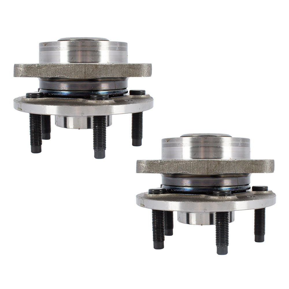 Brock Replacement Set Front Hubs and Wheel Bearings for 2011-2015 Cruze 2016 Cruze Limited with 15" Rotors 13500571 HA590402