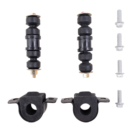Brock Replacement Front Sway Bar Kit with Links Clamps and Bushing Compatible with 2000-2013 Impala 10257316