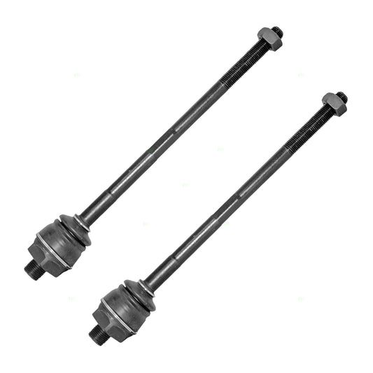 Brock Replacement Set Front Inner Tie Rod Ends Compatible with 1999-2010 Silverado Sierra Pickup Truck without Rack & Pinion Steering 26059210