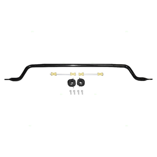 Brock Replacement Front Sway Bar Kit with Links, Clamps & Bushings Solid Design Compatible with 88-00 Tahoe Suburban Yukon Escalade Blazer 15704513