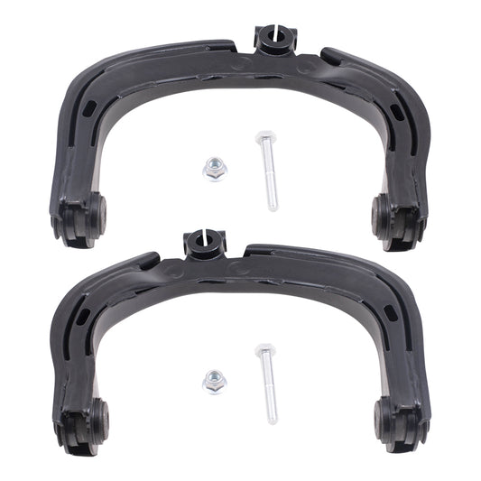 Brock Replacement Set Upper Front Control Suspension Arms with Bushings Compatible with 2002-2009 Traiblazer & EXT Envoy / Envoy XUV XL