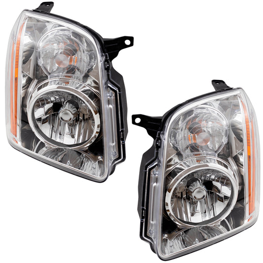 Headlight for 2007-2014 Yukon for 2007-2014 Yukon XL 1500 19432937 Set GM2502265