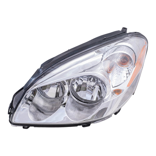 Brock Replacement Driver Halogen Headlight w/ Cornering Lamp Compatible with 2006-2011 Lucerne 25974773