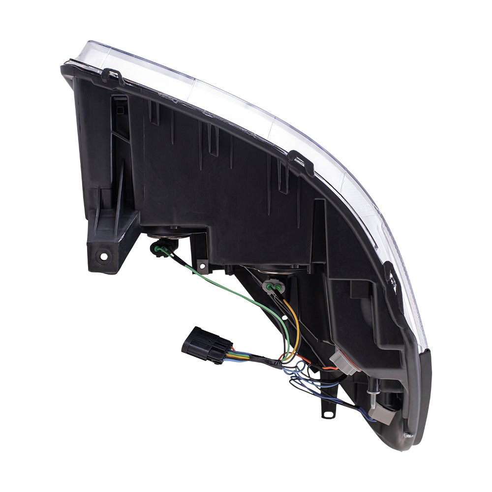 Brock Replacement Driver Halogen Headlight w/ Cornering Lamp Compatible with 2006-2011 Lucerne 25974773