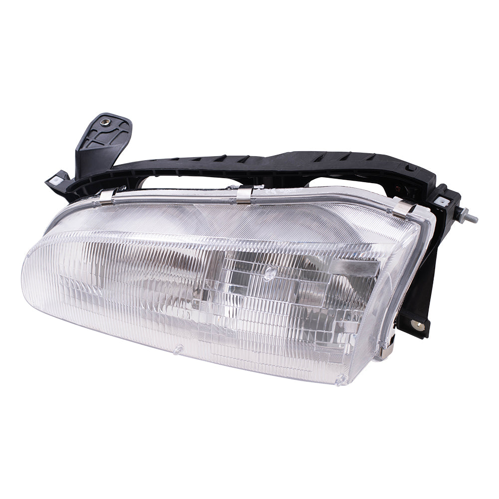 Brock Replacement Driver Headlight Compatible with 1993-1997 Prizm 94852390