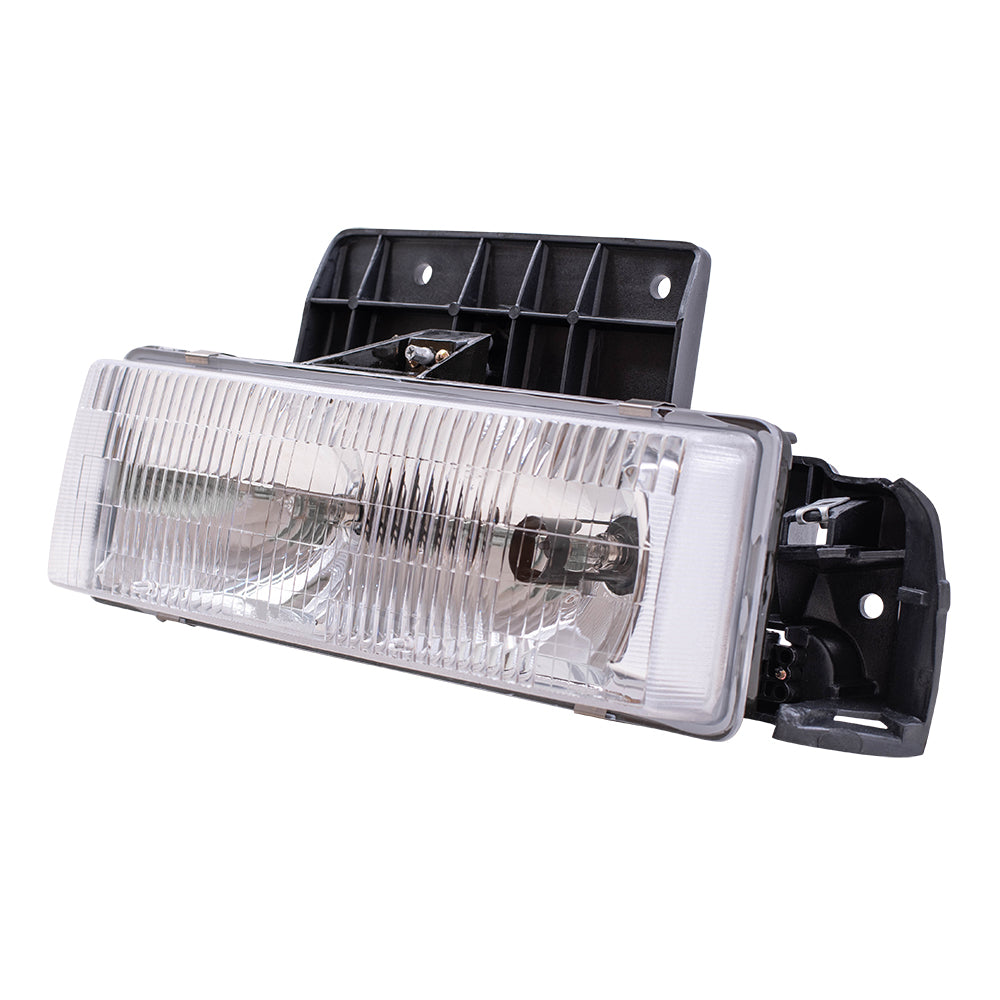 Headlight for 1995-2005 Astro w/ Mounting Panel for 1995-2005 Safari 16518493 Left GM2502180