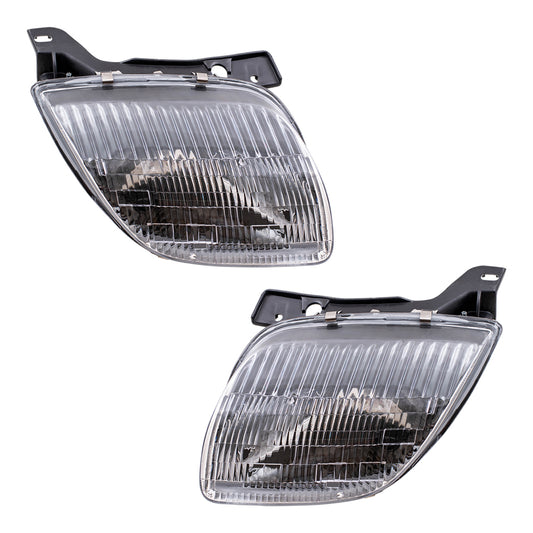 Headlight for 1995-2002 Sunfire 16530151 Set