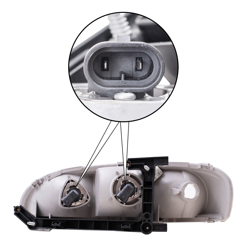 Headlight for 1995-2001 Lumina for 1995-1999 Monte Carlo 10420375 Left GM2502139
