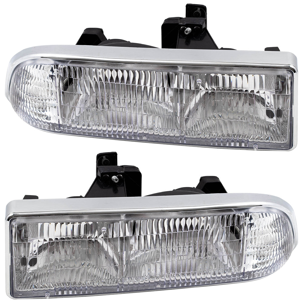 Headlight for 1998-2005 Blazer 1998-2004 S10 16526217 Set