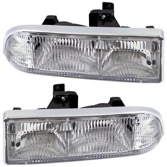 Headlight for 1998-2005 Blazer 1998-2004 S10 16526217 Set