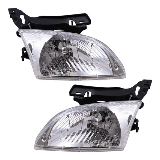 Headlight for 2000-2002 Cavalier 22666740 Set