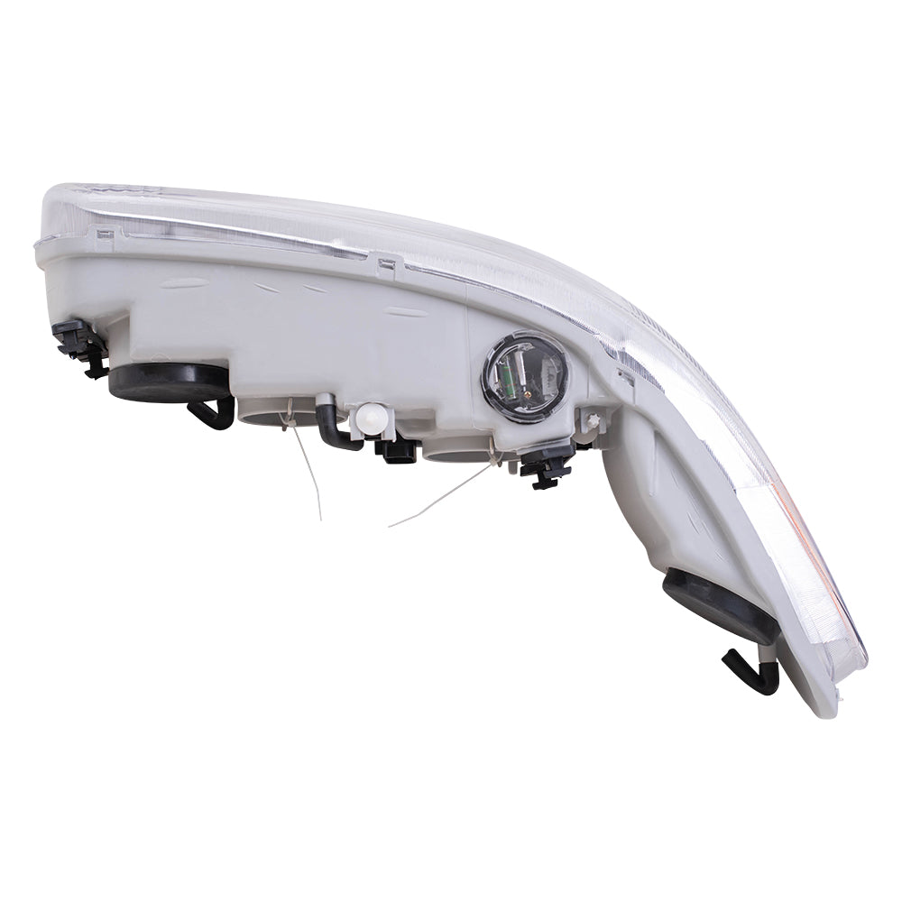 Brock Replacement Driver and Passenger Set Headlights Compatible with 1997-2005 Century 19244639 19244638