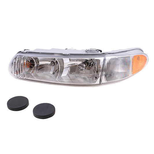 Headlight for 1997-2005 Century w/ Corner Light for 1997-2004 Regal 19244639 Left GM2502182