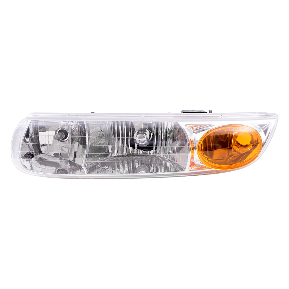 Brock Replacement Driver Headlight Compatible with S-Series Sedan Wagon 21112455