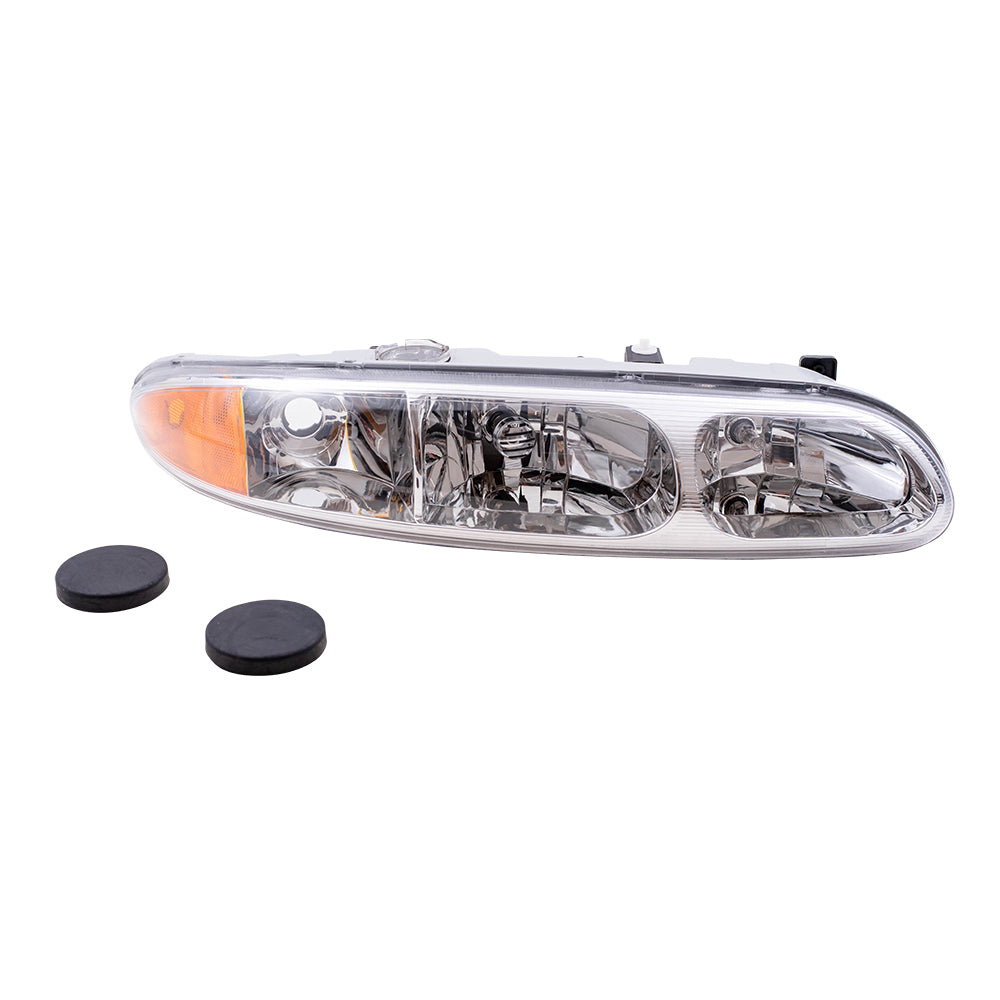 Brock Replacement Passenger Headlight Compatible with 1999-2004 Alero 22689651