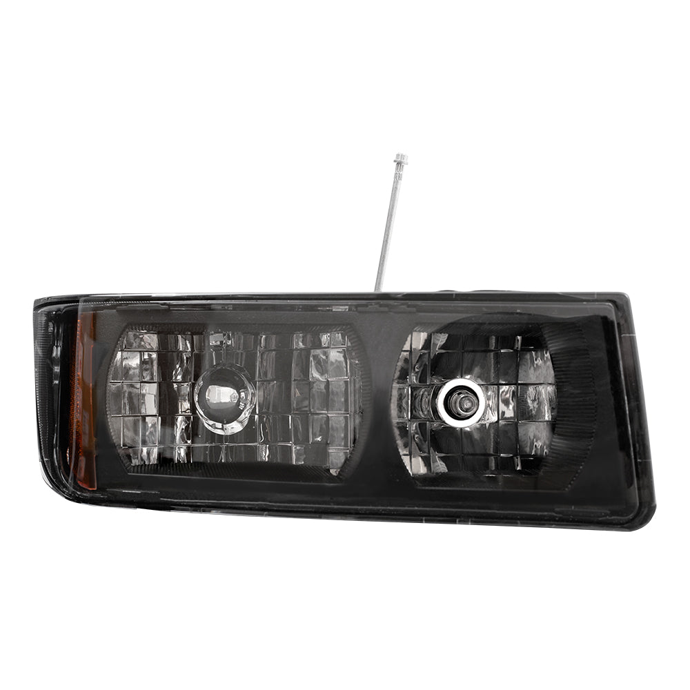 Brock Replacement Passenger Headlight Compatible with 2002-2006 Avalanche Pickup Truck 15136537