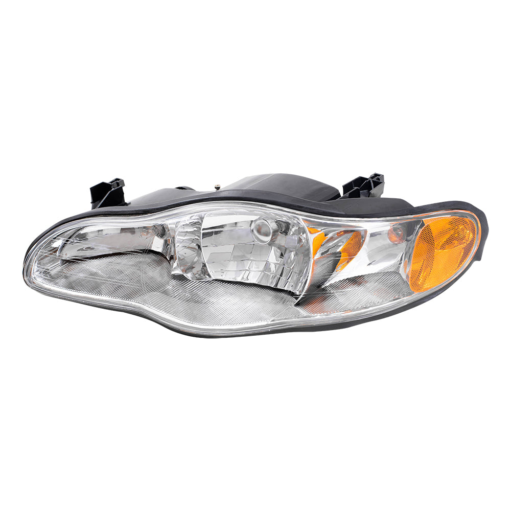 Brock Replacement Driver Headlight Compatible with 2000-2005 Monte Carlo 10349960