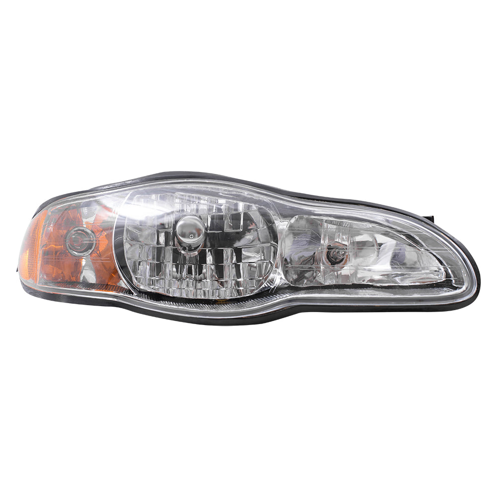 Brock Replacement Passenger Headlight Compatible with 2000-2005 Monte Carlo 10349959