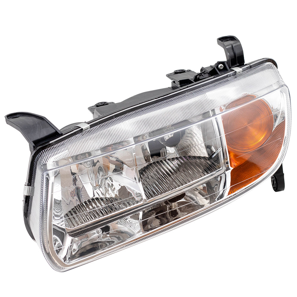 Brock Replacement Driver Headlight Compatible with 2000 2001 2002 L-Series 90583594