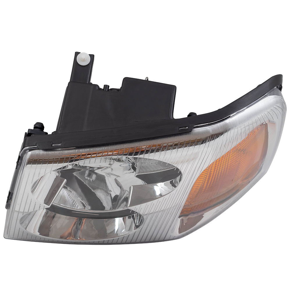 Brock Replacement Driver Headlight Compatible with 2002-2009 Envoy 15866071